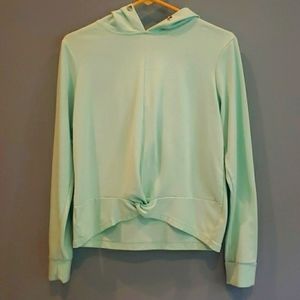 Athletic Adrienne Vittadini hooded long sleeved top